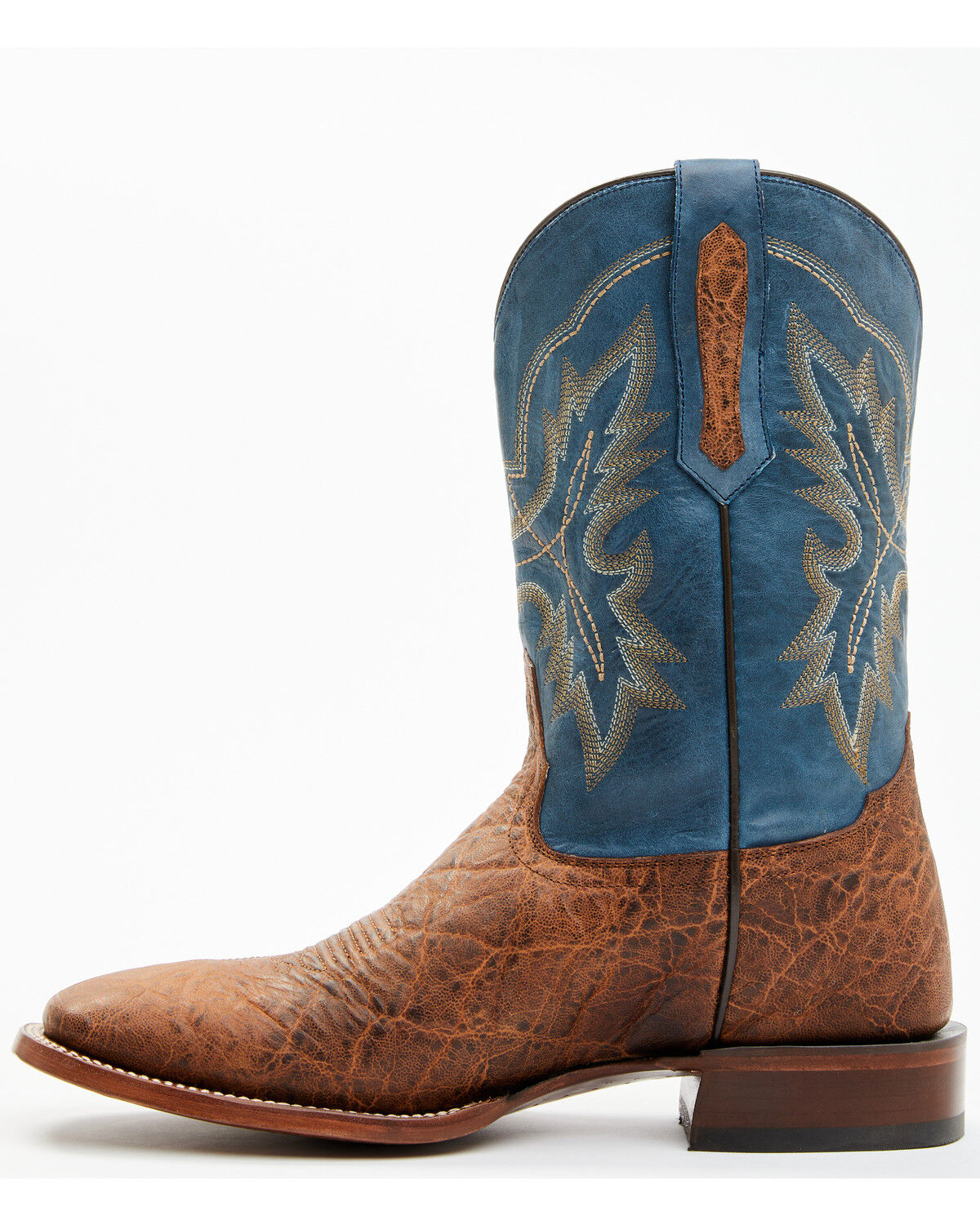 Image #3 - Cody James Men's Elephant Print Western Boots - Broad Square Toe, Brown, hi-res