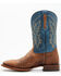 Image #3 - Cody James Men's Blue Elephant Print Western Boots - Broad Square Toe, Brown, hi-res