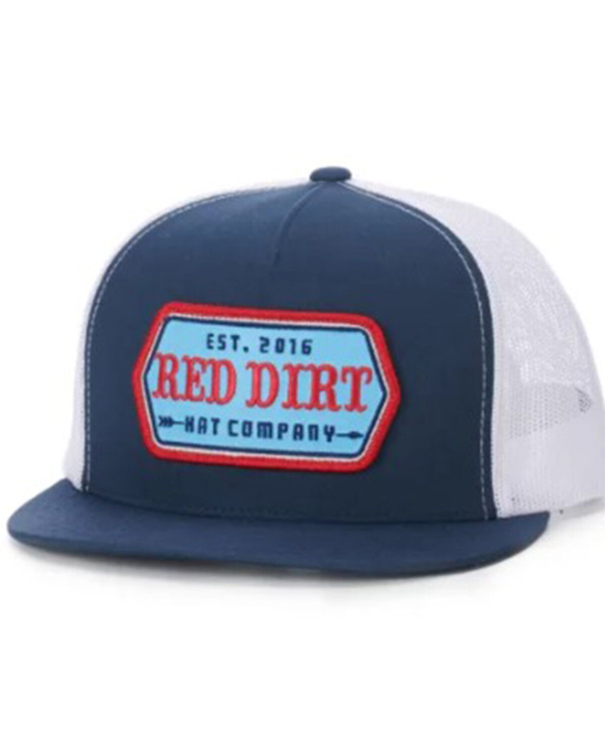 Image #1 - Red Dirt Hat Co. Men's High Life Trucker Cap, Navy, hi-res