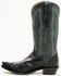 Image #3 - El Dorado Women's Camille Exotic Ostrich Tall Western Boots - Snip Toe, Black, hi-res
