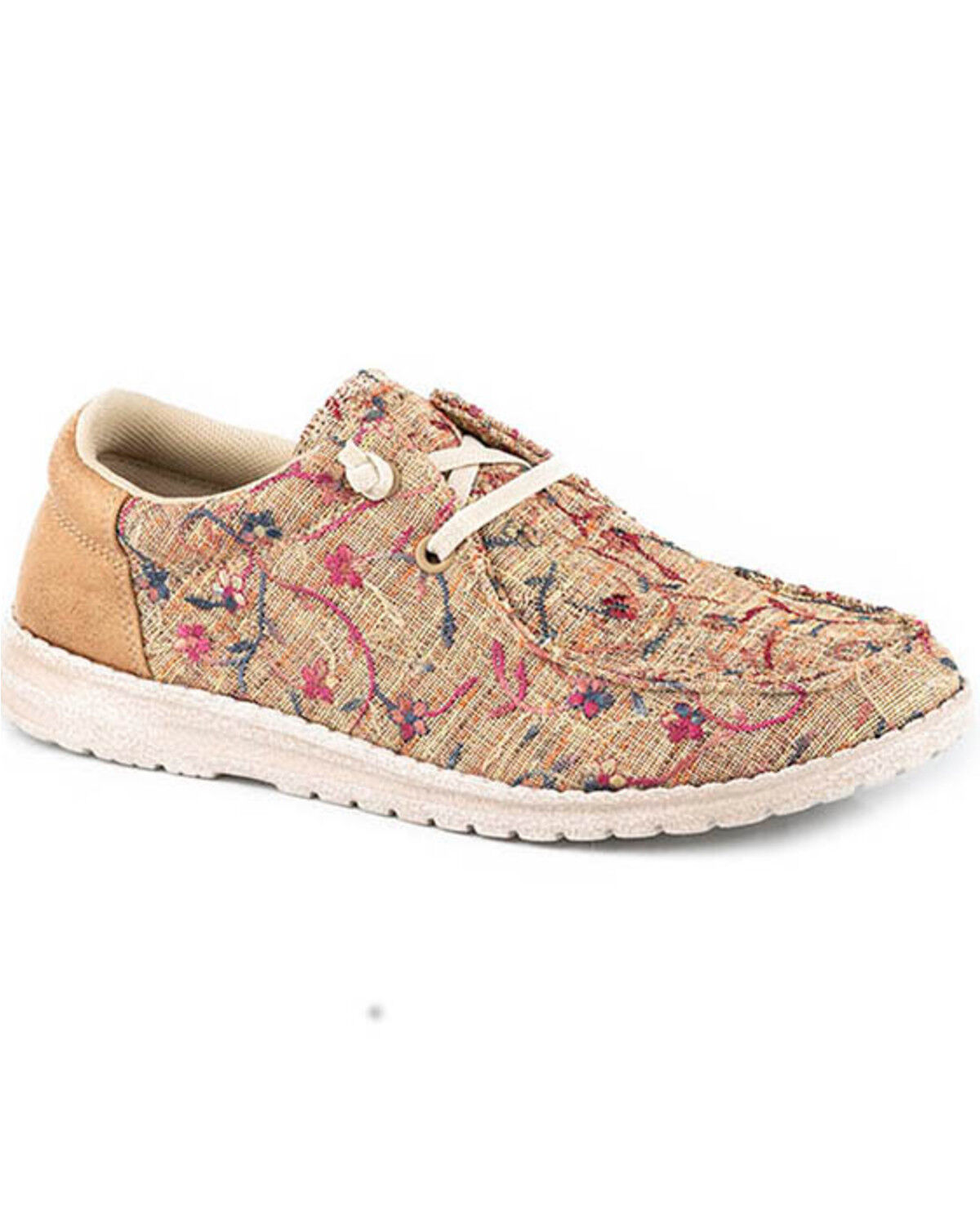Image #1 - Roper Women's Hang Loose Slip-On Causal Shoes - Moc Toe, Brown, hi-res