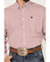 Image #3 - Cinch Men's Cross Geo Print Long Sleeve Button-Down Western Shirt , Red, hi-res