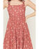 Image #3 - Wild Moss Women's Buckle Strap Western Print Mini Dress, Rust Copper, hi-res