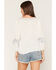 Image #4 - Lovestitch Women's Embroidered Long Sleeve Shirt, White, hi-res