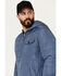 Brothers & Sons Men's Calhoun Anorak Insulated Hooded Jacket, Indigo, hi-res