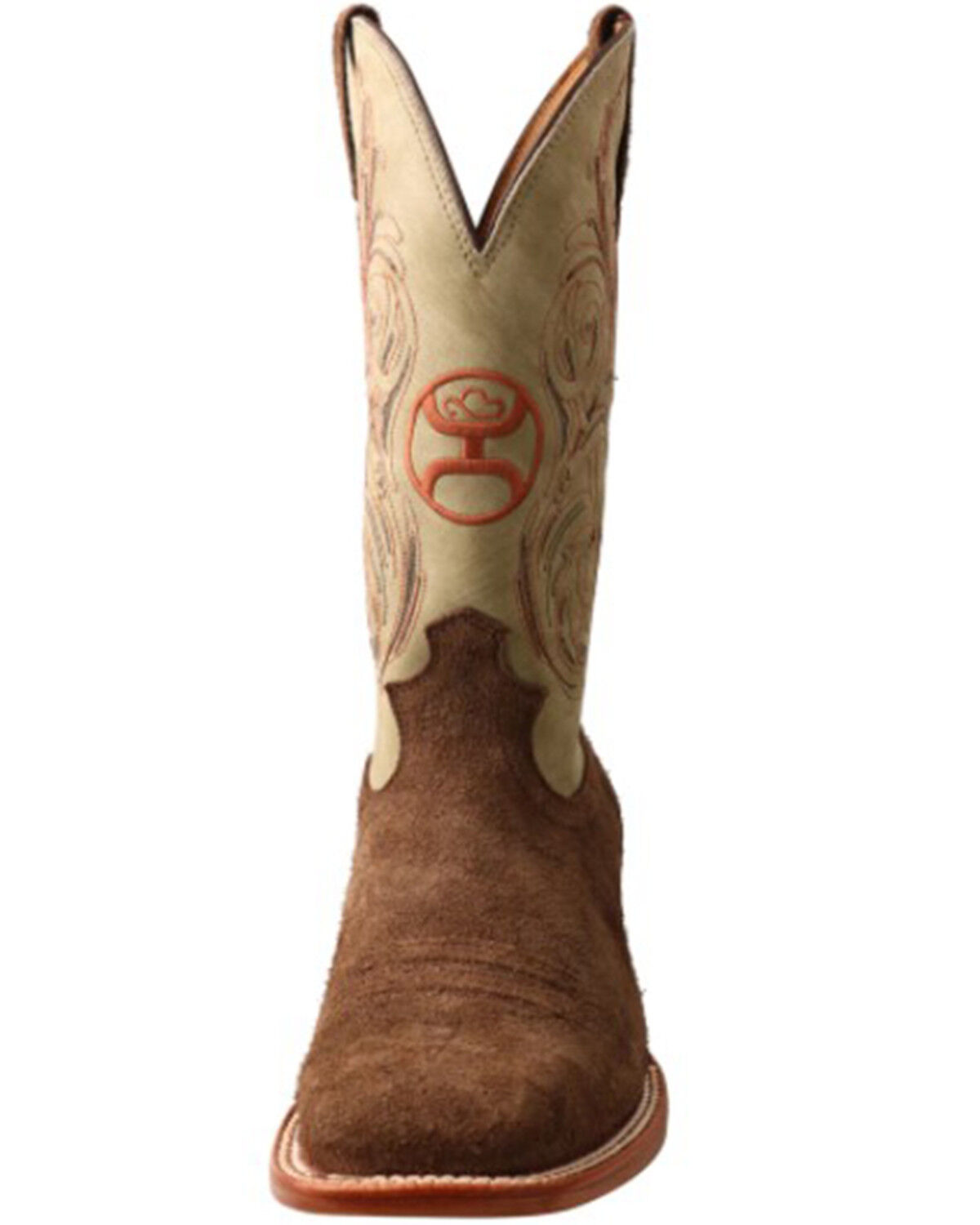 Image #4 - Hooey by Twisted X Men's CellSole Leather Western Boots - Broad Square Toe, Brown, hi-res
