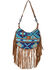 Image #1 - STS Ranchwear by Carroll Women's Mojave Sky Nellie Fringe Bag, Blue, hi-res