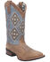 Image #1 - Laredo Women's Santa Fe Western Boots - Broad Square Toe , Tan, hi-res