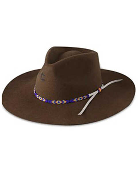 Charlie 1 Horse Women's Gypsy Felt Western Fashion Hat , Brown, hi-res
