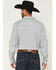Image #4 - Cody James Men's Day Job Geo Print Long Sleeve Button-Down Stretch Western Shirt - Tall, Blue, hi-res