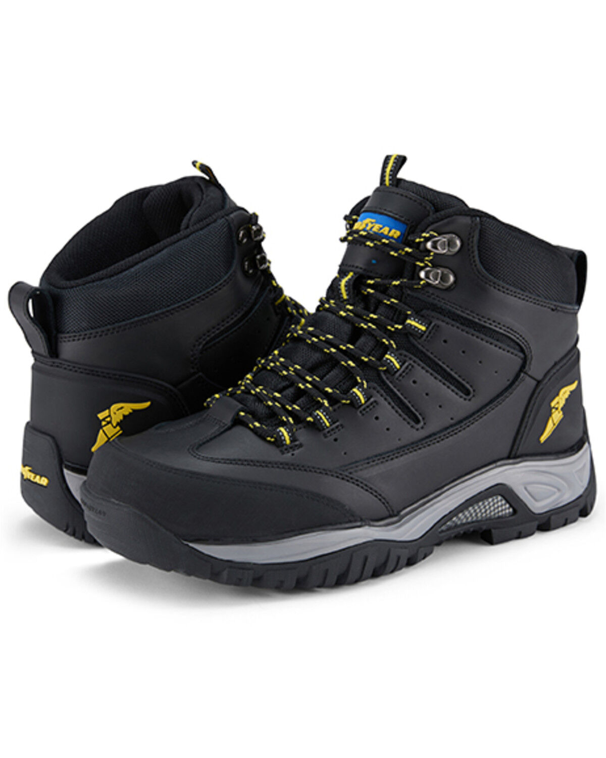 Image #1 - Goodyear Men's Barrett Garage Work Boots - Soft Toe, Black, hi-res