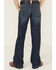 Image #3 - Ariat Girls' Elsie Dark Wash Trouser Denim Jeans, Blue, hi-res