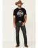 Image #2 - Brothers & Arms Men's Proud To Be American Graphic T-Shirt , Black, hi-res
