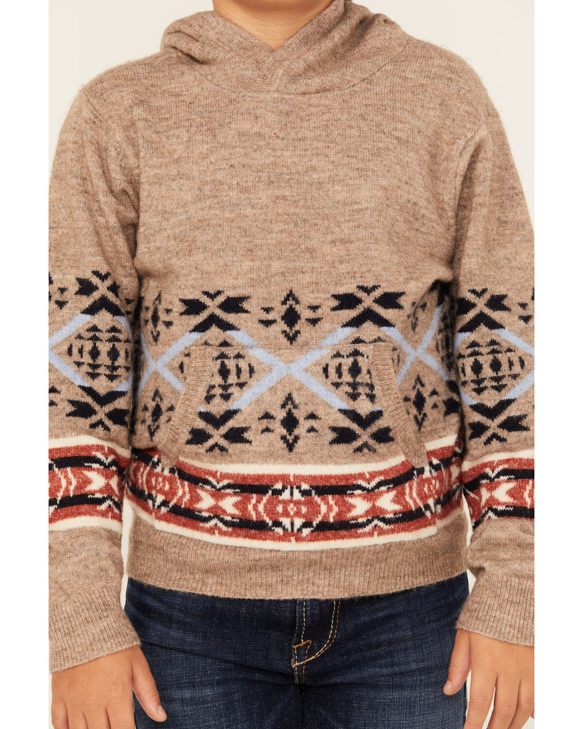 Image #3 - Cody James Boys' Canoe Hooded Sweatshirt, Tan, hi-res