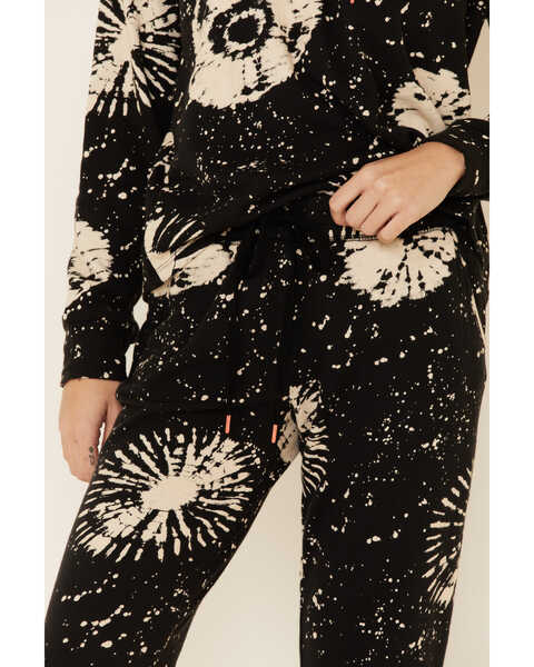 Image #4 - PJ Salvage Women's Stormy Monday Sweatpants, Charcoal, hi-res