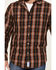 Image #3 - Resistol Men's Lamar Plaid Button Down Western Shirt, Rust Copper, hi-res