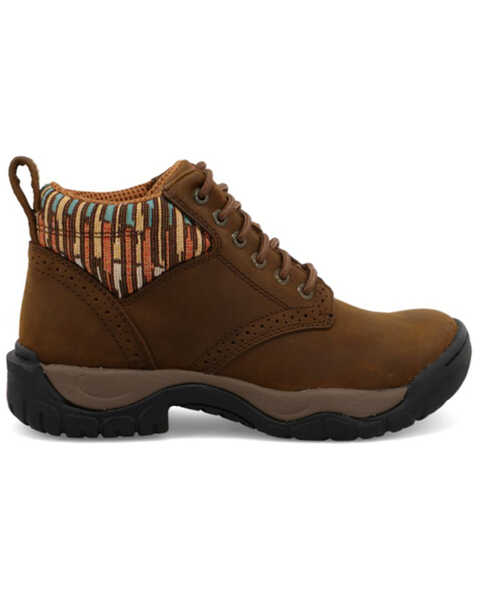 Image #2 - Twisted X Women's 4" All Around Lace-Up Hiking Multi Brown Work Boot - Round Toe , Brown, hi-res