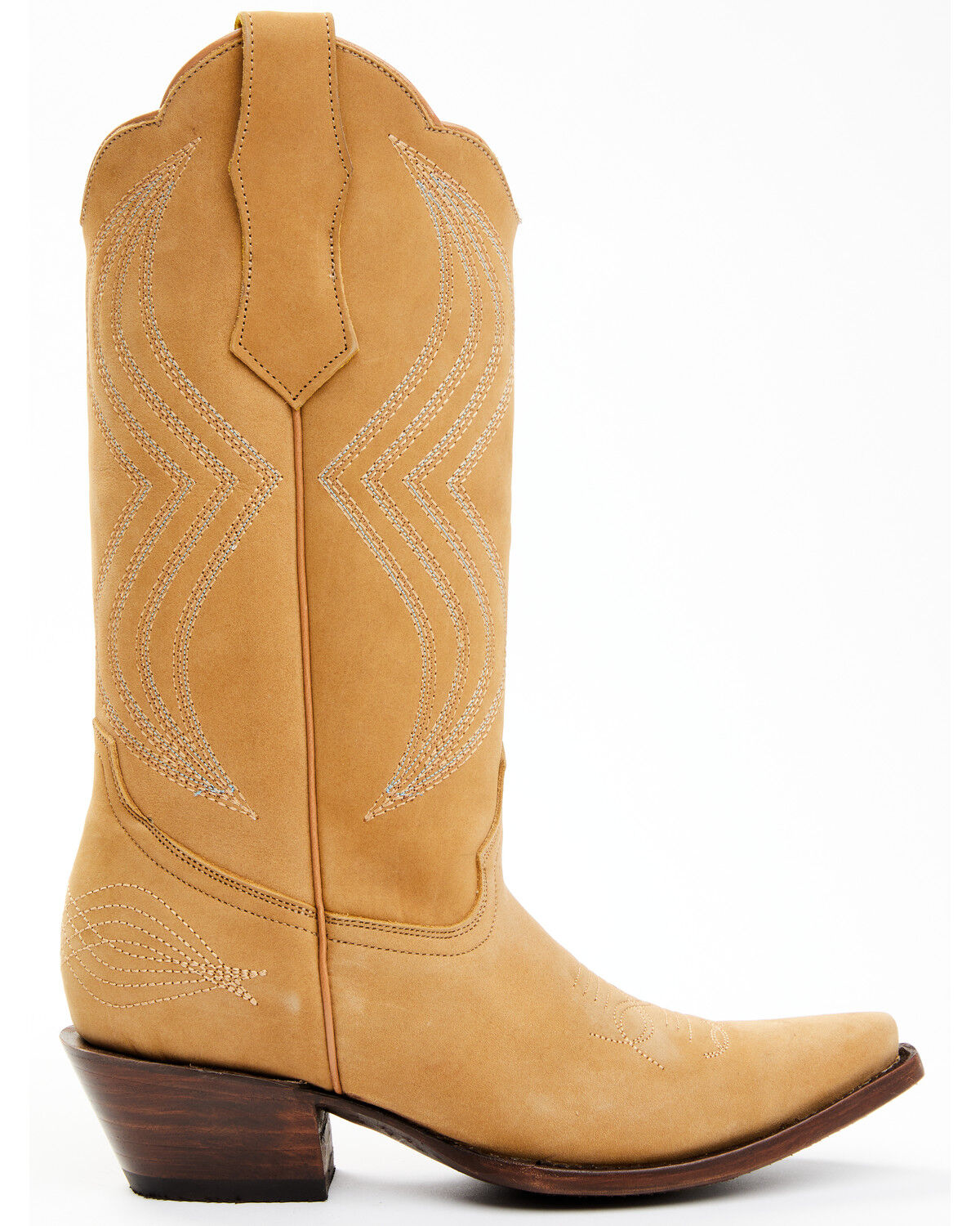 Image #2 - Planet Cowboy Women's Classic Sandy Western Boots - Snip Toe, Sand, hi-res