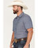 Image #2 - Kimes Ranch Lineville Performance Short Sleeve Button-Down Shirt, Navy, hi-res