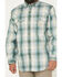Image #3 - Carhart Men's FR Force Rugged Flex® Loose Fit Midweight Plaid Print Long Sleeve Button-Down Work Shirt, Blue, hi-res