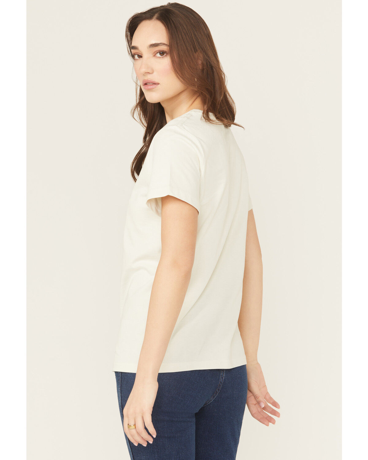 Image #4 - Wrangler Women's Modern Howdy Short Sleeve Graphic Tee, White, hi-res