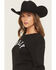 Image #2 - Goodie Two Sleeves Women's Dolly Crew Neck Sweatshirt, Black, hi-res
