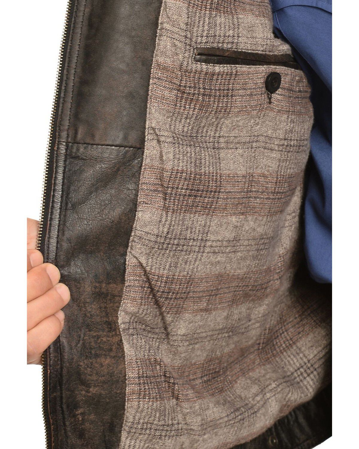 Image #5 - Scully Vintage Lamb Jacket, Brown, hi-res