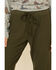 PJ Salvage Women's Thermal Sweatpants, Olive, hi-res