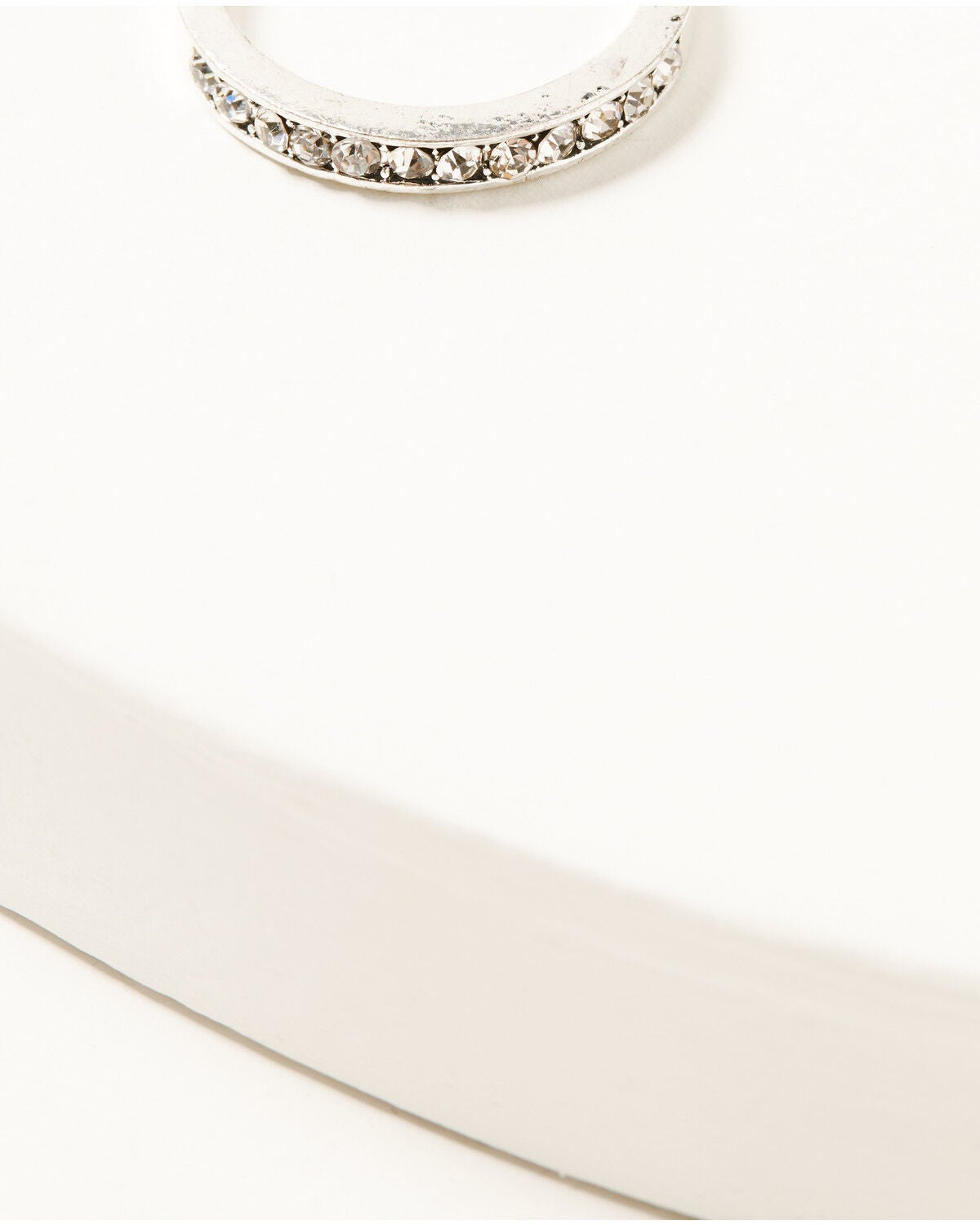Image #3 - Shyanne Women's Crystal Rope Ring Set - 3 Piece, Silver, hi-res