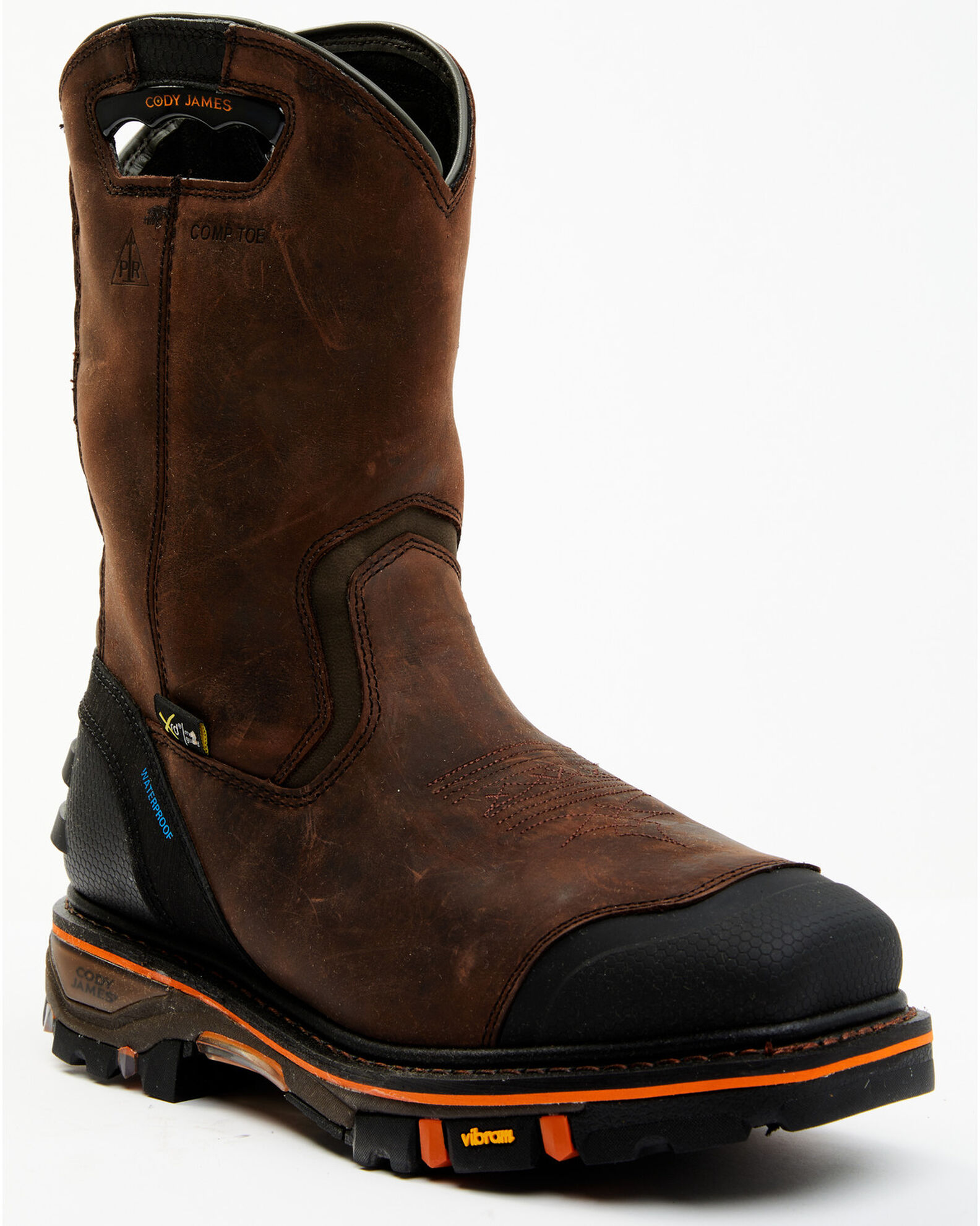 Cody James Men s Waterproof Met Guard Western Work Boots Composite Toe Sheplers