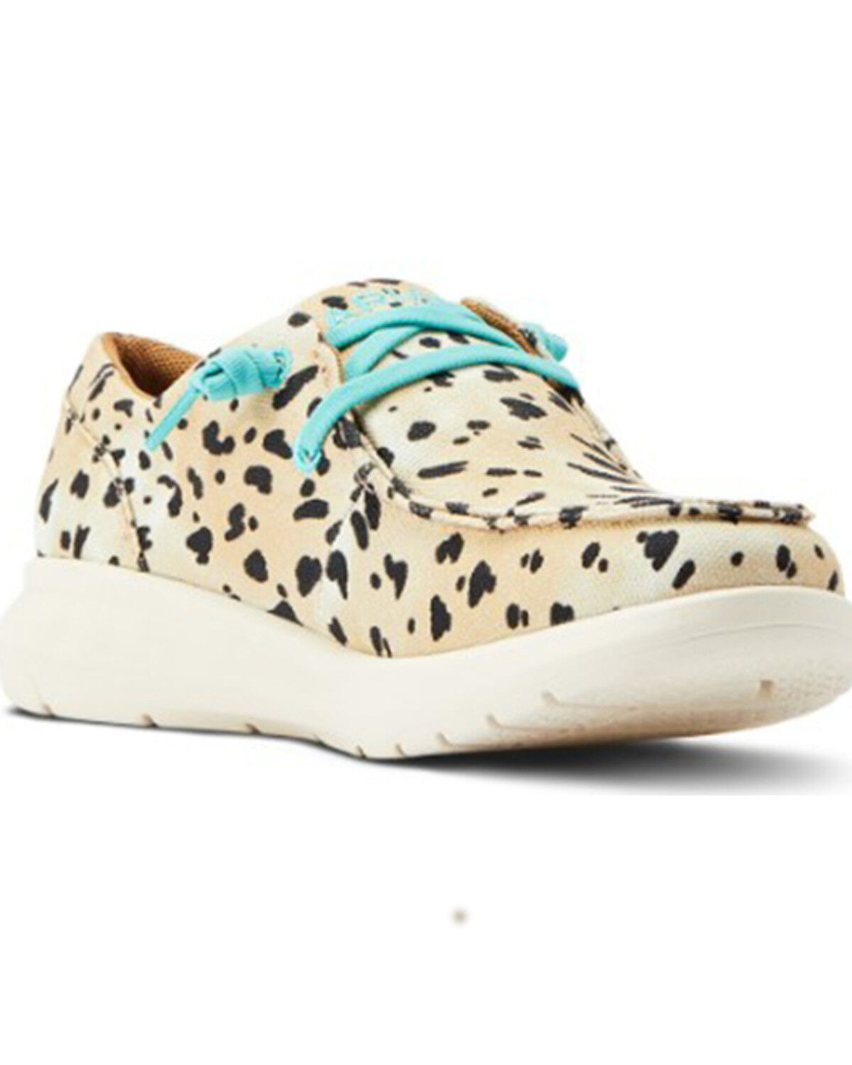 Image #1 - Ariat Women's Hilo Animal Print Casual Lace-Up Shoes - Moc Toe, Brown, hi-res