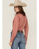 Image #4 - Ariat Women's Printed Team Kirby Long Sleeve Button-Down Western Shirt, Blush, hi-res