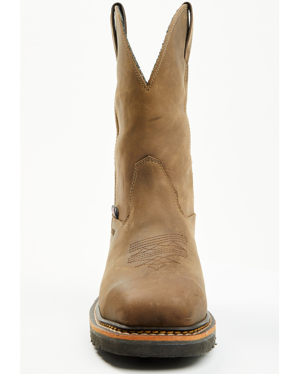 Image #4 - Cody James Men's Pull-On Waterproof Work Boots - Composite Toe, Brown, hi-res
