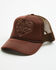Image #1 - Shyanne Women's Boot Stitch Heart Ball Cap, Brown, hi-res