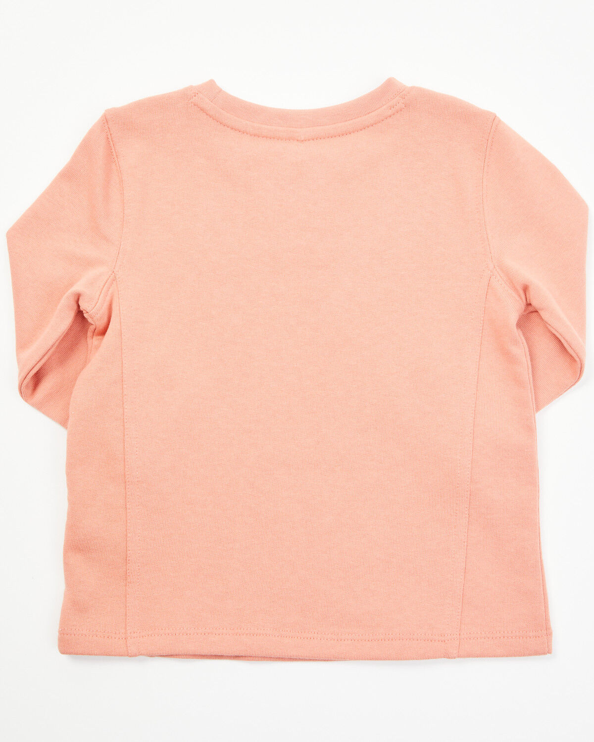 Image #3 - Wrangler Toddler Girls' Desert Logo Long Sleeve Graphic Shirt, Orange, hi-res