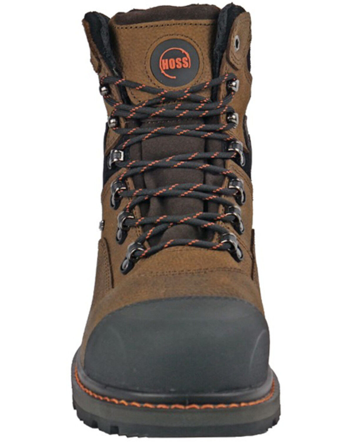 Image #4 - Hoss Men's Range 6" Lace-Up Work Boots - Composite Toe, Brown, hi-res