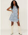 Image #2 - Revel Women's Paisley Tank Dress, Blue, hi-res