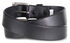 American Worker Men's Distressed Leather Belt, Black, hi-res