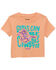 Image #1 - Wrangler Toddler Girls' Girls Can Be Cowboys Too Short Sleeve Graphic T-Shirt, Orange, hi-res
