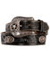 Image #1 - Justin Men's Ranch Star Concho Belt, Black, hi-res