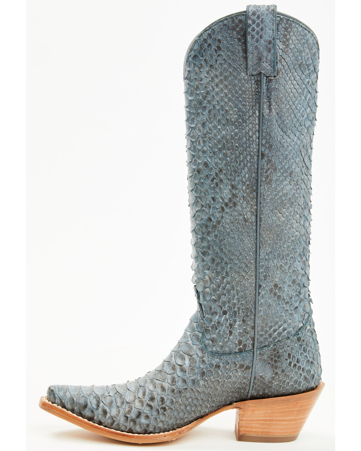 Image #3 - Idyllwind Women's Exotic Python Slay Tall Western Boots - Snip Toe, Blue, hi-res