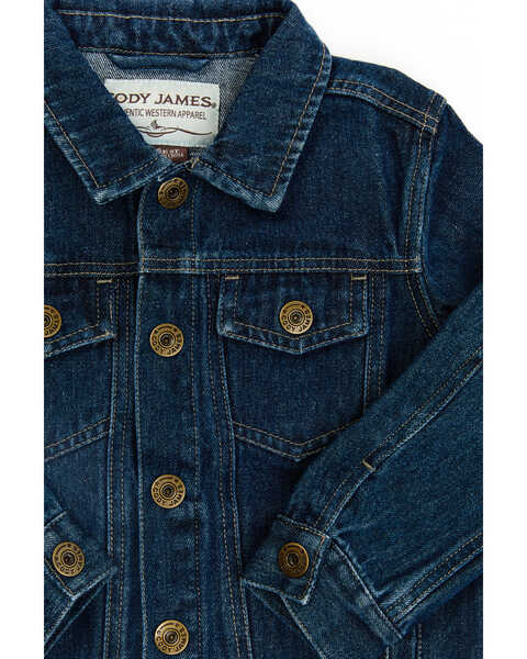 Image #2 - Cody James Toddler Boys' Dark Wash Signature Denim Jacket, Medium Wash, hi-res