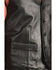 Scully Men's Lamb Leather Western Vest - Tall, Black, hi-res