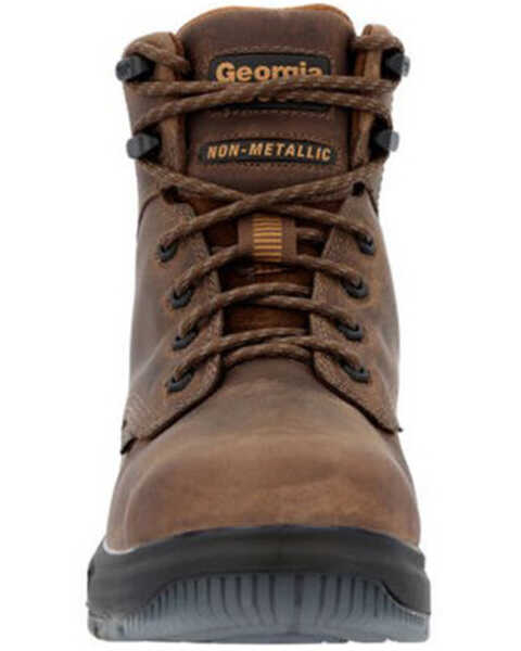 Image #4 - Georgia Boot Men's Flxpoint Ultra Waterproof Work Boot - Composite Toe, Black/brown, hi-res