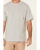 Image #3 - Hawx Men's Solid Light Gray Forge Short Sleeve Work Pocket T-Shirt - Big, Light Grey, hi-res