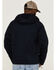 Kimes Ranch Men's Any-Day 1/4 Zip Front Hooded Pullover, Navy, hi-res
