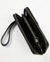 Idyllwind Women's Laredo Hair-on Cowhide Wristlet Wallet, Black, hi-res