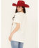 Image #4 - Wrangler Women's Rodeo Dream Short Sleeve Graphic Tee, White, hi-res