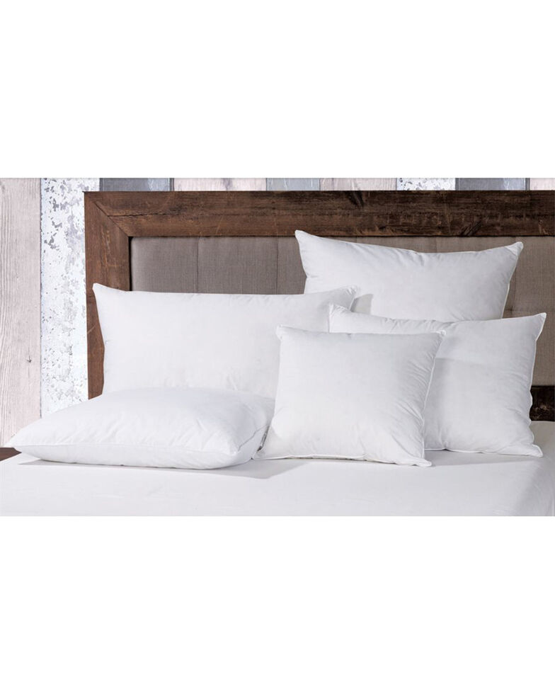 HiEnd Accents White Down Euro Pillow Inserts, White, hi-res