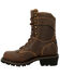 Image #3 - Georgia Boot Men's 9" AMP LT Logger Insulated Waterproof Work Boots - Composite Toe , Brown, hi-res
